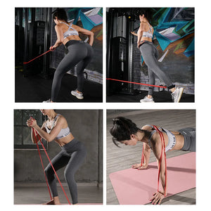 Complete Weerstandsbanden Set - Versterk je Training met Elastische Rubberen Banden voor Fitness, Kracht en Flexibiliteit!